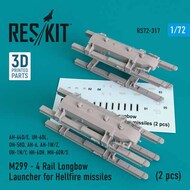 M299 - 4 Rail Longbow Launcher for Hellfire missiles (2 pcs) (AH-64D/E, UH-60L, OH-58D, AH-6, AH-1W/Z, UH-1N/Y, HH-60H, MH-60R/S) OUT OF STOCK IN US, HIGHER PRICED SOURCED IN EUROPE #RS72-0317