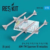 AIM-7M Sparrow III missiles (4pcs) (F-4, F-5, F-15, F-16, F-14, F-18) OUT OF STOCK IN US, HIGHER PRICED SOURCED IN EUROPE #RS72-0324