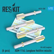 AGM-114L Longbow Hellfire missile (4 pcs) (AH-64D Longbow) OUT OF STOCK IN US, HIGHER PRICED SOURCED IN EUROPE #RS72-0330