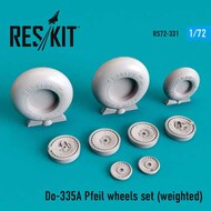 Dornier Do.335 Pfeil wheels set (weighted) OUT OF STOCK IN US, HIGHER PRICED SOURCED IN EUROPE #RS72-0331