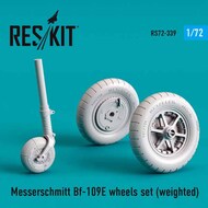  ResKit  1/72 Messerschmitt Bf.109E wheels set (weighted) OUT OF STOCK IN US, HIGHER PRICED SOURCED IN EUROPE RS72-0339