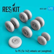  ResKit  1/72 Tupolev Tu-95 (Tu-142) wheels set (weighted) OUT OF STOCK IN US, HIGHER PRICED SOURCED IN EUROPE RS72-0369