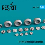  ResKit  1/72 Boeing 737-800 wheels set (weighted) OUT OF STOCK IN US, HIGHER PRICED SOURCED IN EUROPE RS72-0370