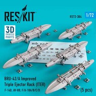BRU-42/A Improved Triple Ejector Rack (ITER) (5 pcs) (Grumman F-14D Tomcat, McDonnell-Douglas McDonnell-Douglas AV-8B, F/A-18A/F/A-18B/F/A-18C/F/A-18D) OUT OF STOCK IN US, HIGHER PRICED SOURCED IN EUROPE #RS72-0384