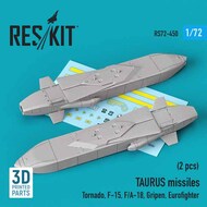  ResKit  1/72 TAURUS missiles (2 pcs) (Tornado, F-15, F/A-18, Gripen, Eurofighter) 3D-printed OUT OF STOCK IN US, HIGHER PRICED SOURCED IN EUROPE RS72-0450