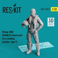 ResKit  1/32 Dassault-Mirage 2000B/2000D/2000N (FRANCE) female pilot (in a standing position- type 1) RSF32-0012
