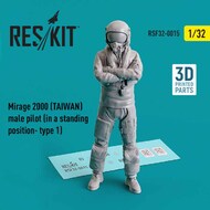  ResKit  1/32 Dassault-Mirage 2000B/2000D/2000N (TAIWAN) male pilot (in a standing position- type 1) RSF32-0015