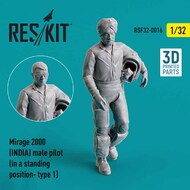  ResKit  1/32 Dassault-Mirage 2000B/2000D/2000N (INDIA) male pilot (in a standing position- type 1) RSF32-0016
