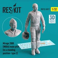  ResKit  1/32 Dassault-Mirage 2000B/2000D/2000N (INDIA) male pilot (in a standing position- type 2) RSF32-0017