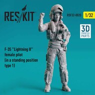  ResKit  1/32 Lockheed-Martin F-35A Lightning II female pilot (in a standing position- type 1) RSF32-0020