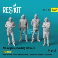 Yellow Jerseys Waiting for Work (Modern) Figure Set #RSF32-0026