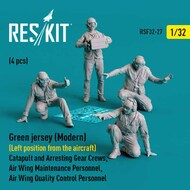 Green Jerseys Left Position from Aircraft (Modern) Figure Set #RSF32-0027