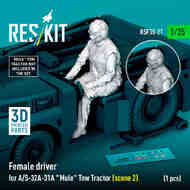 Female Driver for A/S-32A-31A Mule Tow Tractor #RSF35-0021
