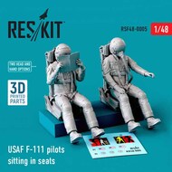  Reskit  1/48 USAF F-111 Aardvark Pilots Sitting in Seats OUT OF STOCK IN US, HIGHER PRICED SOURCED IN EUROPE RSF48-0005