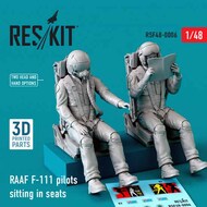  Reskit  1/48 RAAF F-111 Aardvark Pilots Sitting in Seats OUT OF STOCK IN US, HIGHER PRICED SOURCED IN EUROPE RSF48-0006