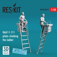 USAF F-111 Aardvark Pilots Climbing the Ladder #RSF48-0011