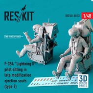  Reskit  1/48 F-35A Lightning II Pilot Sitting in Late Modification Ejection Seat Type 2 OUT OF STOCK IN US, HIGHER PRICED SOURCED IN EUROPE RSF48-0013