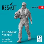  ResKit  1/48 Lockheed-Martin F-35A/F-35B Lightning female pilot (in a standing position- type 2) RSF48-0018