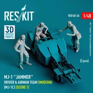 MJ-1 Jammer Driver & Airmen Team #1 Figure Set #RSF48-0036