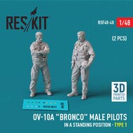 OV-10A Bronco Pilots Standing Figure Set #1 #RSF48-0040