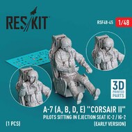 A-7 Corsair II Pilot Sitting in Ejection Seat (IC-2 / IG-2 Early) #RSF48-0045