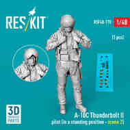 Republic A-10C Thunderbolt II pilot (in a standing position - scene 2) (1 pcs) #RSF48-0170