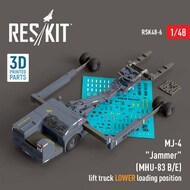 MJ-4 (MHU-83B/E) Early Jammer Lift Truck Lowered Position #RSK48-0006