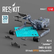 MJ-4 (MHU-83B/E) Early Jammer Lift Truck Raised Position #RSK48-0007