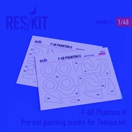  ResKit  1/48 McDonnell F-4B Phantom II Pre-cut painting masks OUT OF STOCK IN US, HIGHER PRICED SOURCED IN EUROPE RSM48-0019