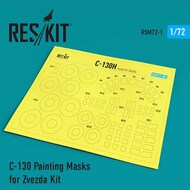  ResKit  1/72 Lockheed C-130H Hercules canopy and wheels painting painting masks OUT OF STOCK IN US, HIGHER PRICED SOURCED IN EUROPE RSM72-0001