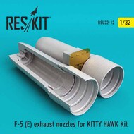  ResKit  1/32 Northrop F-5E exhaust nozzles OUT OF STOCK IN US, HIGHER PRICED SOURCED IN EUROPE RSU32-0012