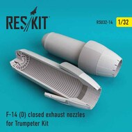  ResKit  1/32 Grumman F-14D Tomcat closed position exhaust nozzles f OUT OF STOCK IN US, HIGHER PRICED SOURCED IN EUROPE RSU32-0014