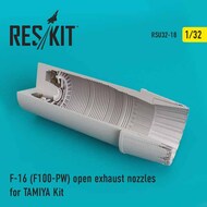  ResKit  1/32 Lockheed-Martin F-16 (F100-PW) open exhaust nozzles RSU32-0018
