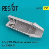  ResKit  1/32 Lockheed-Martin F-16 (F100-PW) closed exhaust nozzles RSU32-0019