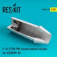  ResKit  1/32 Lockheed-Martin F-16 (F100-PW) closed exhaust nozzles RSU32-0028