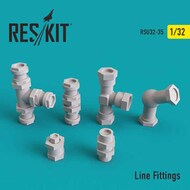  ResKit  1/32 Line Fittings OUT OF STOCK IN US, HIGHER PRICED SOURCED IN EUROPE RSU32-0035