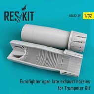  ResKit  1/32 Eurofighter EF-2000A/EF-2000B open (late type) exhaust nozzles RSU32-0039