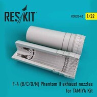  ResKit  1/32 McDonnell F-4 (F-4B/F-4C/F-4D/F-4N) Phantom exhaust nozzles OUT OF STOCK IN US, HIGHER PRICED SOURCED IN EUROPE RSU32-0040