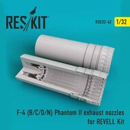  ResKit  1/32 McDonnell F-4 (F-4B/F-4C/F-4D/F-4N) Phantom II exhaust nozzles OUT OF STOCK IN US, HIGHER PRICED SOURCED IN EUROPE RSU32-0042