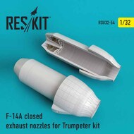  ResKit  1/32 Grumman F-14A Tomcat closed exhaust nozzles RSU32-0054
