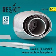 Vought A-7 (E, D) Corsair II exhaust nozzle #RSU32-0062