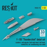  ResKit  1/32 Republic F-105D 'Thunderchief' detail set OUT OF STOCK IN US, HIGHER PRICED SOURCED IN EUROPE RSU32-0073