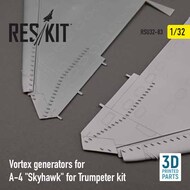 Vortex generators for A-4 'Skyhawk' OUT OF STOCK IN US, HIGHER PRICED SOURCED IN EUROPE #RSU32-0083