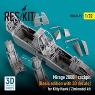  ResKit  1/32 Dassault-Mirage 2000N cockpit (Basic edition with 3D decals) RSU32-0095