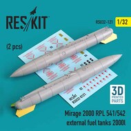  Reskit  1/32 Mirage 2000 RPL 541/542 External Fuel Tanks 2000L RSU32-0121