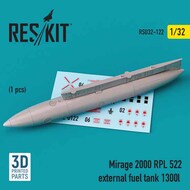  Reskit  1/32 Mirage 2000 RPL 522 External Fuel Tank 1300L RSU32-0122