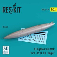  Reskit  1/32 F-15J F-15DJ Eagle 610-gallon Fuel Tank RSU32-0124