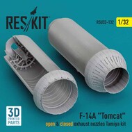 F-14A Tomcat Open & Closed Exhaust Nozzles (TAM kit) #RSU32-0132