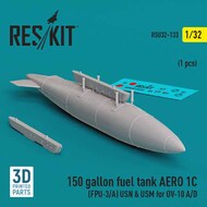 150-gallon Aero 1C (FPU-3/A) USN & USMC Fuel Tank (for OV-10A/D) #RSU32-0133