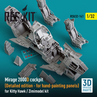  ResKit  1/32 Dassault-Mirage 2000D cockpit (Detailed edition) RSU32-0141